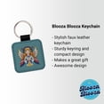 thumbnail image 2 of Praying Angel Christian Inspirational Prayer Faux Leather Square Keychain, 2 of 7