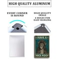 thumbnail image 6 of MUCHENGGIFT Tin Sign Monkey Have A Nice Poop Bathroom Restroom Wall Metal Tin Sign Man Cave Bar Decoration 8x12inch, 6 of 6