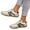 White, variant on YOUYEDIAN Sneakers for Women Versatile Round Toe Lace-up Fashion Strap Print Sneakers Casual Sport Outdoor Walking Shoes