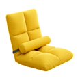 thumbnail image 3 of Silla suelo con respaldo, sofá, sillón suelo, sofá para dormitorio, suave para adultos y niños, apartamento, para ver la televisión, sillón Amarillo, 3 of 8