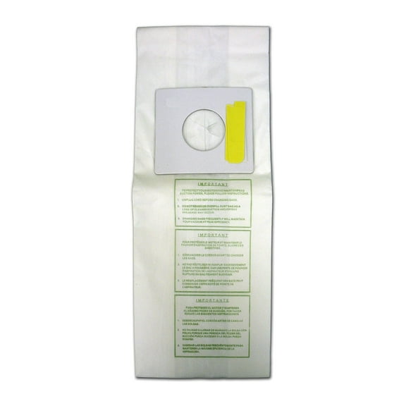 Replacement Part For Sharp Micro-Filtration Type PU-2 Upright 15 Paper Vacuum Bags # 844