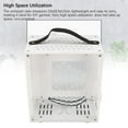 thumbnail image 4 of PC Case, Micro ITX Tower with Ventilated Airflow Design, Transparent Acrylic Side Panel, Compact Desktop ITX Chassis for Motherboard,  Power Cable, 4 of 7