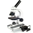 thumbnail image 3 of AmScope 40X-1000X Glass Optics Student Compound Microscope + USB Camera, 3 of 4