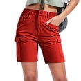 thumbnail image 5 of Jerdar Women's Hiking Cargo Shorts Quick Dry Lightweight for Outdoor Golf Fishing Outdoor Casual with Multi Pockets M, 5 of 8