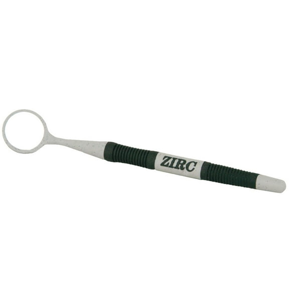 Zirc Dental 50Z362 Crystal HD Oral Mirrors Soft Grip Gray Black #5 4/Pk