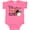 Hot Pink, variant on Inktastic Christmas Cutie snowman Boys or Girls Baby Bodysuit