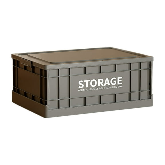 WSZZL Large Foldable Plastic Storage Box - Versatile Organizer Bin for Home, Ideal for Clothes, Toys, and Garment Storage - Waterproof, Space-Saving Design with Sturdy Structure for Bedroom