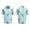 Blue, variant on Hawaiian Shirt For Men Fun Cartoon Nautical Lobster Printed Lapel Polo Top Light Summer Tropical Beach Daily Clothing Black M