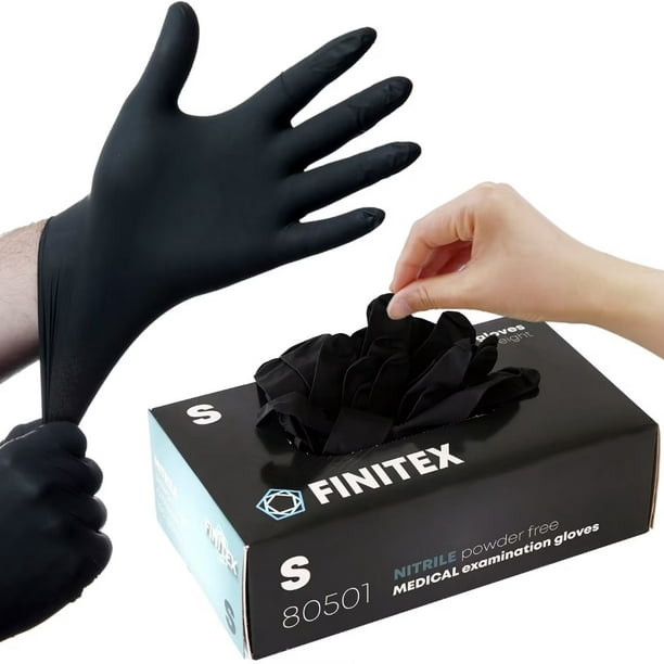FINITEX Nitrile Disposable Gloves 5mil Powder-free Medical Exam Gloves 100 Cleaning Food Gloves (Small) - Walmart.com