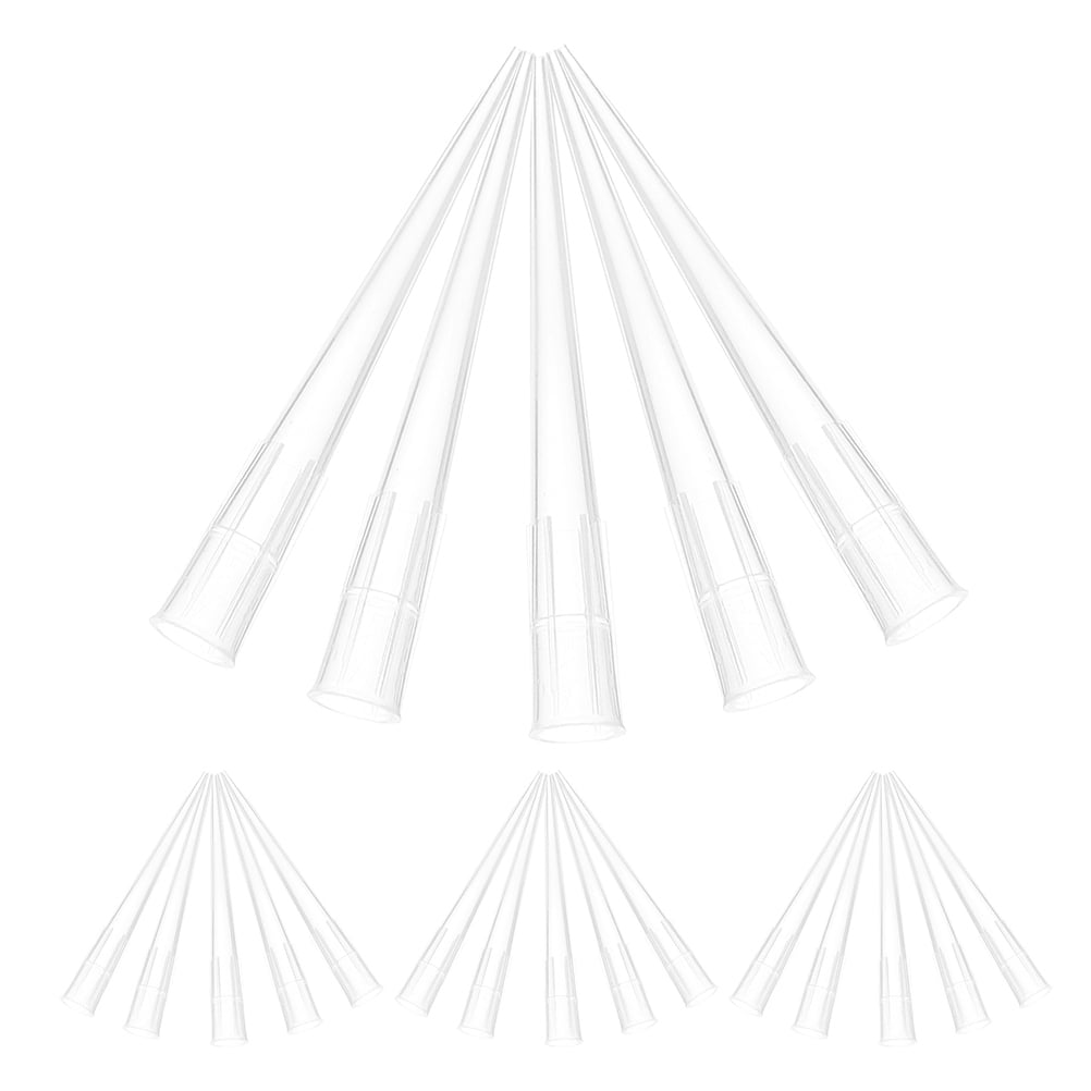 200 Pcs Clear Plastic Artificial Flower Mud Holders 5x0.8x0.7cm for Floral Arrangements and Craft Projects
