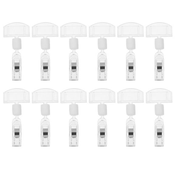 Clip Poster Holder Sign Stand Signs on Retail Store Supplies Price Display Holders 16 Pcs