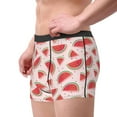 thumbnail image 2 of Pofeuu Watermelon Print Men’s Boxer Briefs, Moisture-Wicking Underwear, Regular,Trunk-X-Large, 2 of 5