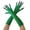 green black nails, variant on 1 Pair Stretchy Fabric Horror Gloves Eerie Long Mittens With Sharpened Paw Great For Themed Parties