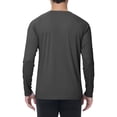 thumbnail image 4 of Sun Protection Shirts Shirts for Men UPF 50+ Long Sleeve Shirt UV Spf Performance Fishing Swimming Lightweight Shirts Crew Neck Quick Dry T Shirts Rash Guards,Dark Gray 2XL, 4 of 6