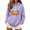 Purple Sweatshirts, variant on Jsaierl Halloween Sweatshirts for Women Cute Ghost Graphic Pullover Hoodies Trendy Classic Long Sleeve Sweater Tops Halloween Costumes, Sizes S-2XL