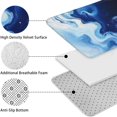 thumbnail image 5 of Blue Marble Flow Pattern Bathroom Rugs Sets 3 Piece,Toilet Cover Set,Absorbent Non Slip Bathroom Mats Sets with U-Shaped Contour Rug Toilet Rug Set, 5 of 5