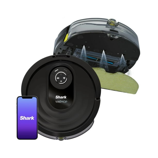 Refurbished Shark RV2002WD AI VACMOP WiFi Connected Robot Vacuum and Mop with LIDAR Navigation