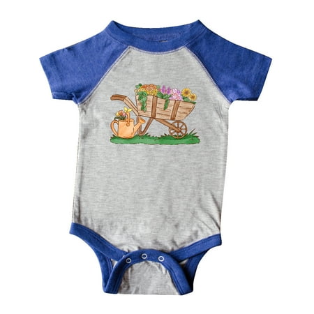 

Inktastic Flower Wheelbarrow Gift Baby Boy or Baby Girl Bodysuit