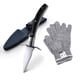 thumbnail image 1 of Cuchillo para ostras de acero inoxidable con guantes resistentes a los cortes, herramienta para conchas, cuchillo para ostras, mango de madera, cuchillo para ostras, 1 of 5