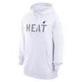 thumbnail image 2 of Women's G-III 4Her by Carl Banks  White Miami Heat Dot Print Pullover Hoodie, 2 of 3