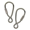 thumbnail image 3 of AMLESO 10x Steel Lock Carabiner Clip Snap Hook Screw Keychain Camping Fishing Clasp, 3 of 8