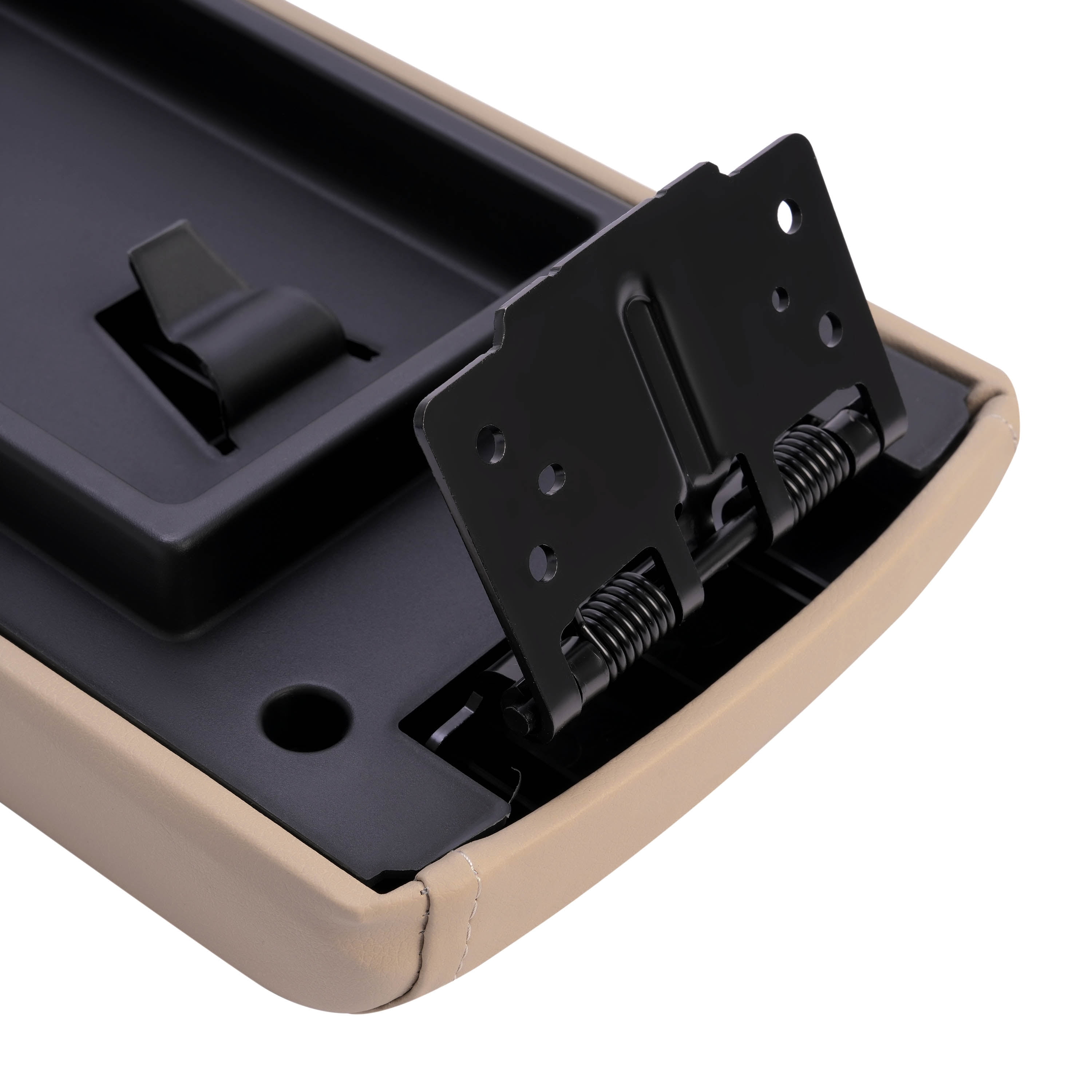 Kojem Center Console Lid for 2013-2019 Ford Flex Replacement for FA8Z7406024AA FA8Z-7406024-AA Armrest Cover Plastic Beige