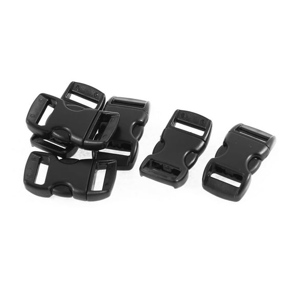 Backpack Plastic Replacement Side Release Buckle 11mm Width Strap Band 6 Pcs