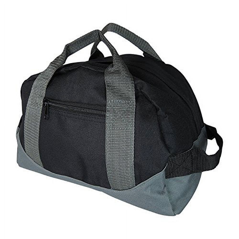 DALIX 12" Mini Duffel Bag Gym Duffle in Black-Gray - image 3 of 3