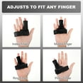 thumbnail image 4 of crativent Fingers Splint Brace Simple Supporting Fittings Professional Protective Accessory Trigger Support Corrector Stabilizer Sleeve Black 1Set, 4 of 6