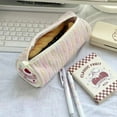 thumbnail image 4 of Strawberry Pencil Case Large Capacity - Kawaii Cosmetic & Stationery Organizer with Zipper, 4 of 4
