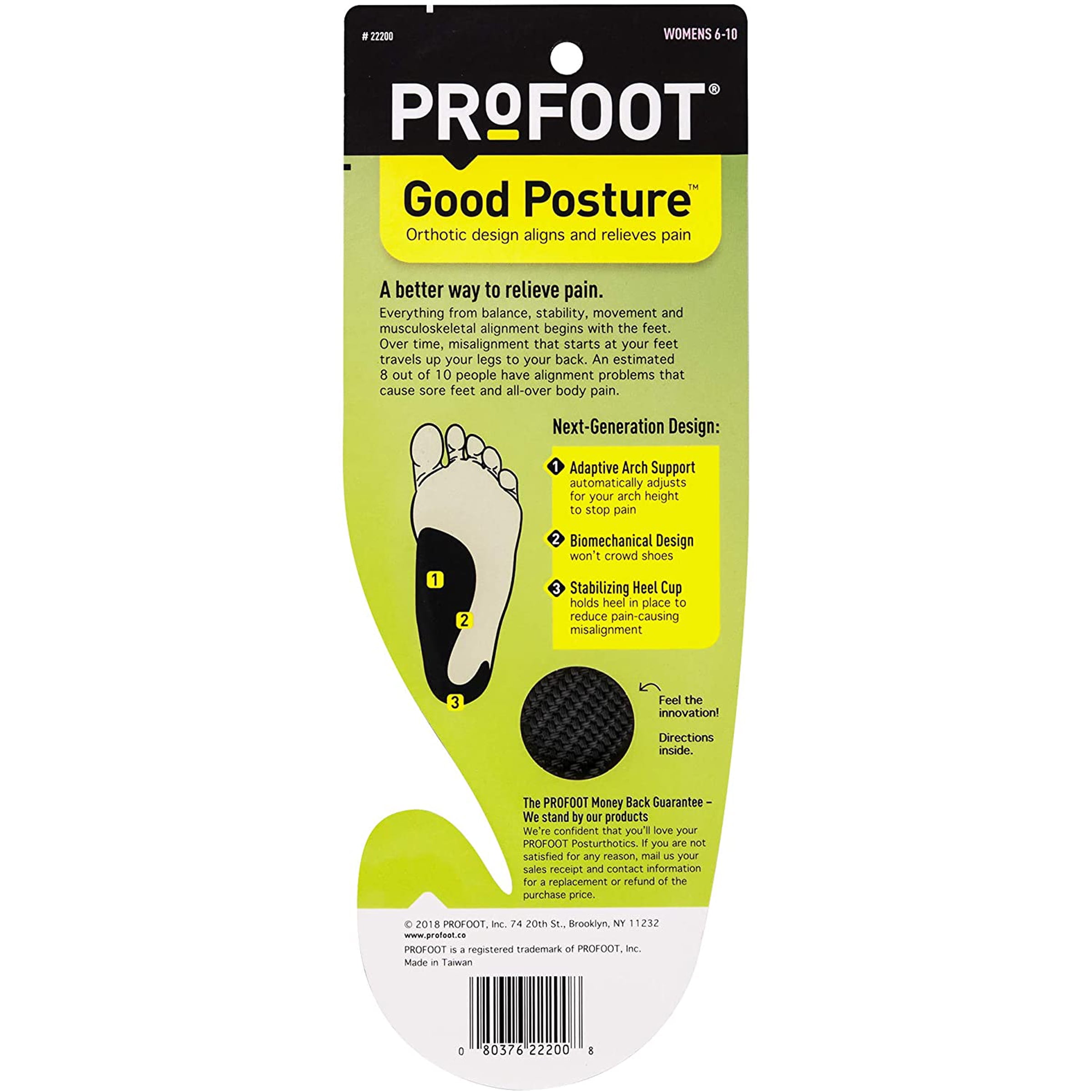 Profoot Good Posture Women Insole