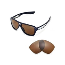 Walleva Brown Polarized Replacement Lenses for Oakley Dispatch II Sunglasses