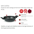 thumbnail image 2 of Flonal PIETRA LAVICA Non-Stick Deep Frying Pan with Two Handles 11.8” (30 cm) Forged Aluminum Double Handle Frypan with Nonstick Coating Cooking Pan for Kitchen Marble Skillet, Black, 2 of 2