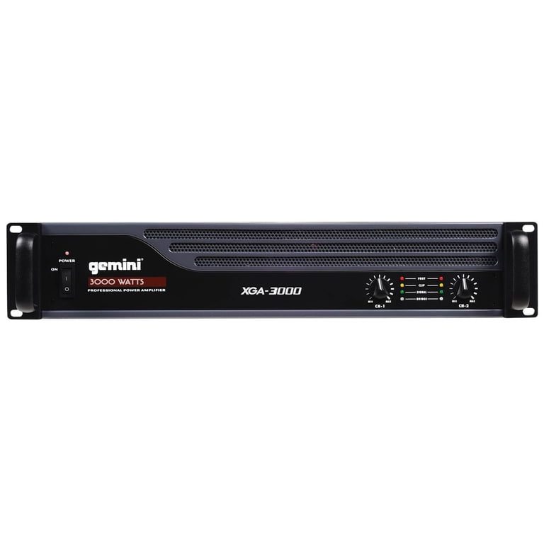 Gemini Sound, Power Amplifier, XGA-3000 3000W, Professional Audio