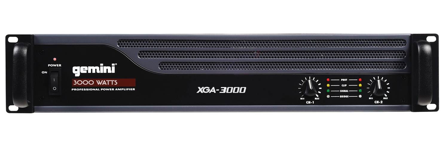 NEW GEMINI XGA-3000 Pro Audio DJ/PA 3000W System Power Amplifier Stereo/Mono Amp - image 2 of 5