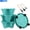 Teal, variant on iHomeGarden Smart Space Vertical Planter 4-Tier Tower with Bonus Wheels - Mobile Gardening Pots for Indoor/Outdoor Flowers, Vegetables & Succulent Plants, Teal