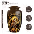 thumbnail image 2 of JAGASY Sparrow Urn for Human Ashes Men & Women, 10 Inch Adult Large Urns for Brother, Set of 4 Small Brown Urn for Dad Cremation 3 Inch, Large Decorative Urns for Mom, 2 of 7