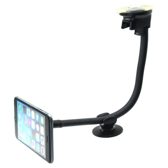 Magnetic Car Mount for Samsung Galaxy S23/Ultra/Plus Phone - Holder Dash Windshield Strong Grip Long Gooseneck Q4Q Compatible With Galaxy S23/Ultra/Plus Model