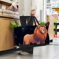 thumbnail image 6 of Leo Constellation Large Capacity Reusable Foldable Oxford Cloth Easter Basket Tote Bag Shopping Bags Decorative Box, 6 of 7