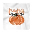 thumbnail image 1 of Pumpkin Spice Decorative Napkins Set of 4, Cheery Autumn Pumpkin Drawing Harvest Season Thanksgiving, Silky Satin Fabric for Brunch Dinner Party, 18", Olive Green Vermilion, by Ambesonne, 1 of 2