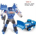 thumbnail image 1 of 6 IN 1 New Transformation Robot KO GT Devastator Action Figure Toy Cool Excavator Crane Model Robot Car Boy Adult Gift, 1 of 1