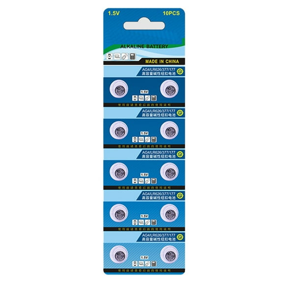 lixuesong 10pcs/20pcs AG4/LR626/377/177 Alkaline Button Batteries 1.5V Coin Cell Batteries for Watches Calculators Toy and More