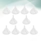 thumbnail image 4 of 10 piezas de plástico embudo de cocina aceite líquido verter embudo hogar utensilio de cocina herramienta de material de grado alimenticio embudo para cocina casera, 4 of 8