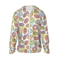 thumbnail image 1 of Fotbe Glazed Donuts Chaqueta con Protección Solar UPF 50+ para Hombre y Mujer, Camisa con Capucha y Bolsillos-Medium, 1 of 7