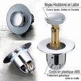 thumbnail image 4 of Sink Stopper, Sink Drain Stopper, With Anti-clogging Filter For Sinks With A 34-40 Mm Drain., 4 of 5