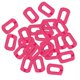 thumbnail image 2 of 30x anillos de cadena de enlace acrílico ganchos de Clips en U para Rosado, 2 of 8