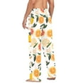thumbnail image 3 of FORMRS Mens Pajama Pants with Pockets Sleepwear Lounge Bottoms Sizes S-2XL, Orange Slices, 3 of 7