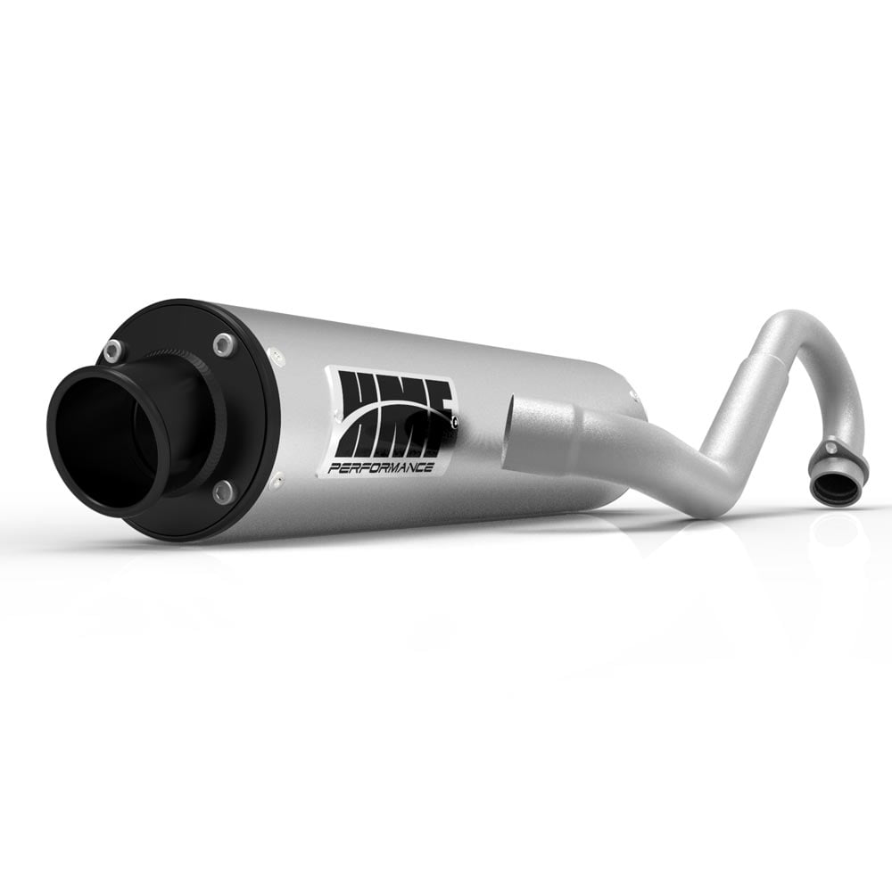Performance Full System Brushed-Blk Exhaust Honda Foreman 500/Rancher