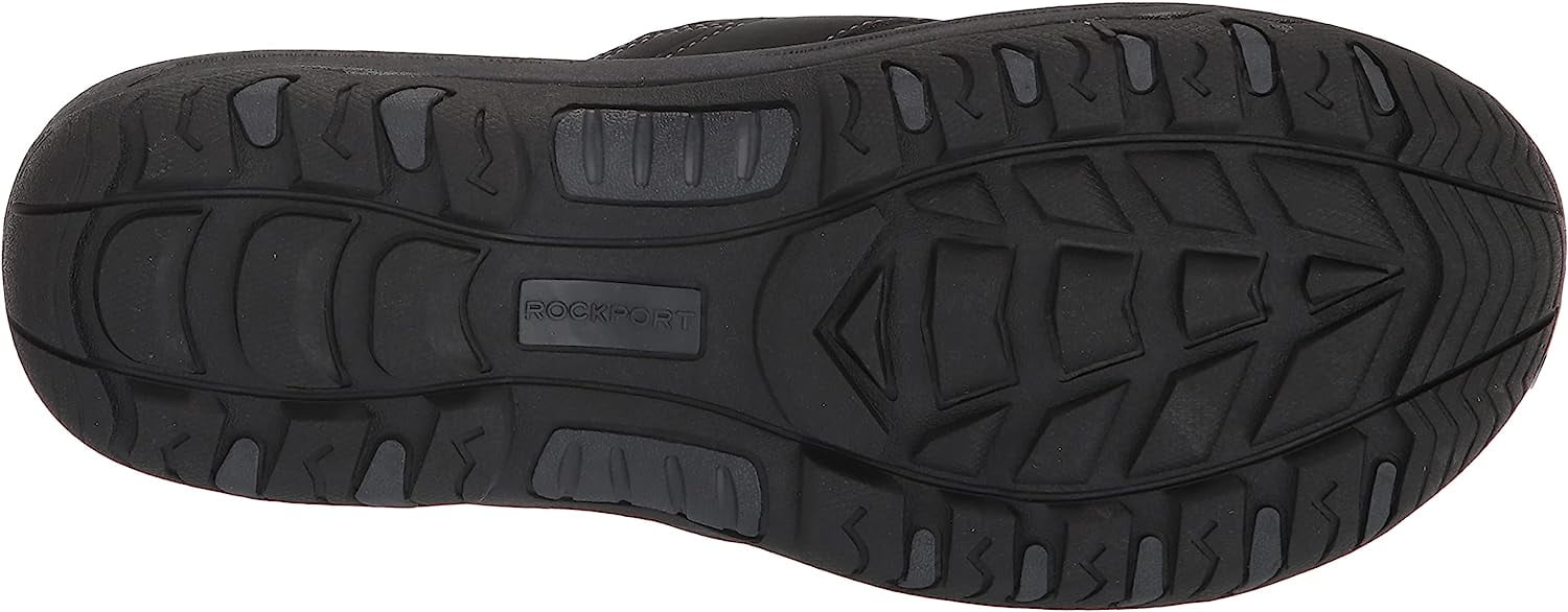 NWT ROCKPORT Mens Black Comfort Hayes Round Toe Slip On  display picture 2