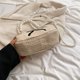 thumbnail image 2 of Bolso de Paja DQrwqpou Verano Con Cierre Beso Cruzado Cadena Perlas para Mujer Beige, 2 of 9